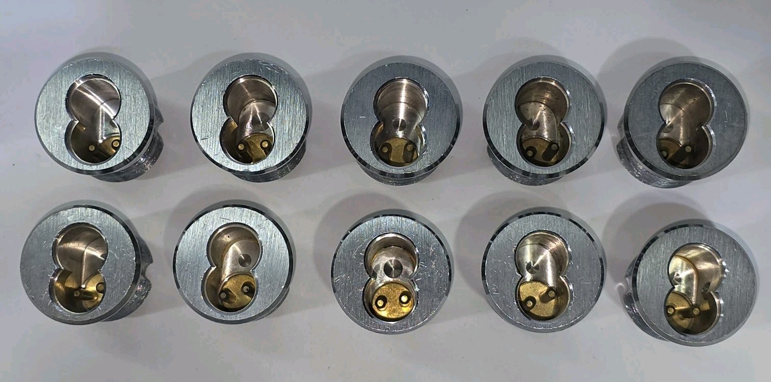 10x USED Small Format Interchangable Core (SFIC) Mortise Housings Sargent Cam