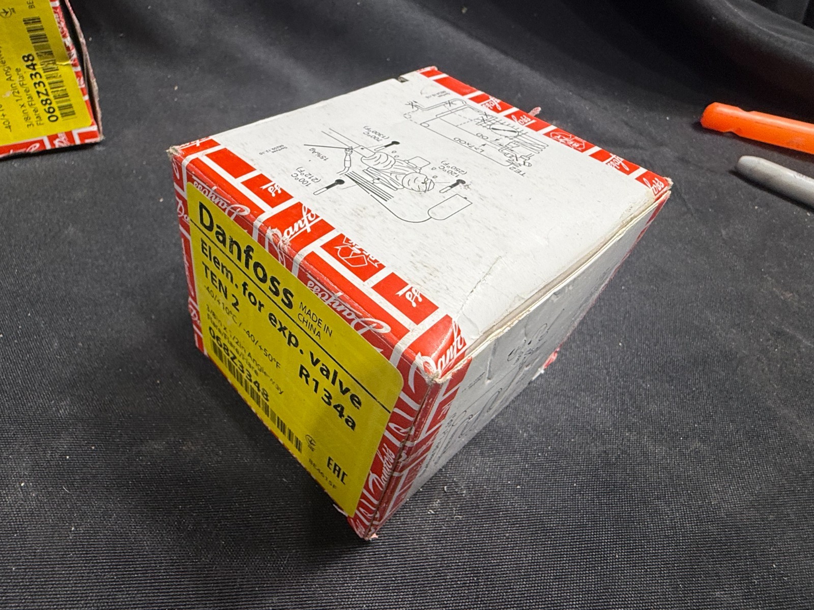 Danfoss 068Z3348 Thermostatic Expansion Valve TE2 TEN2 R134a R513A External NIB