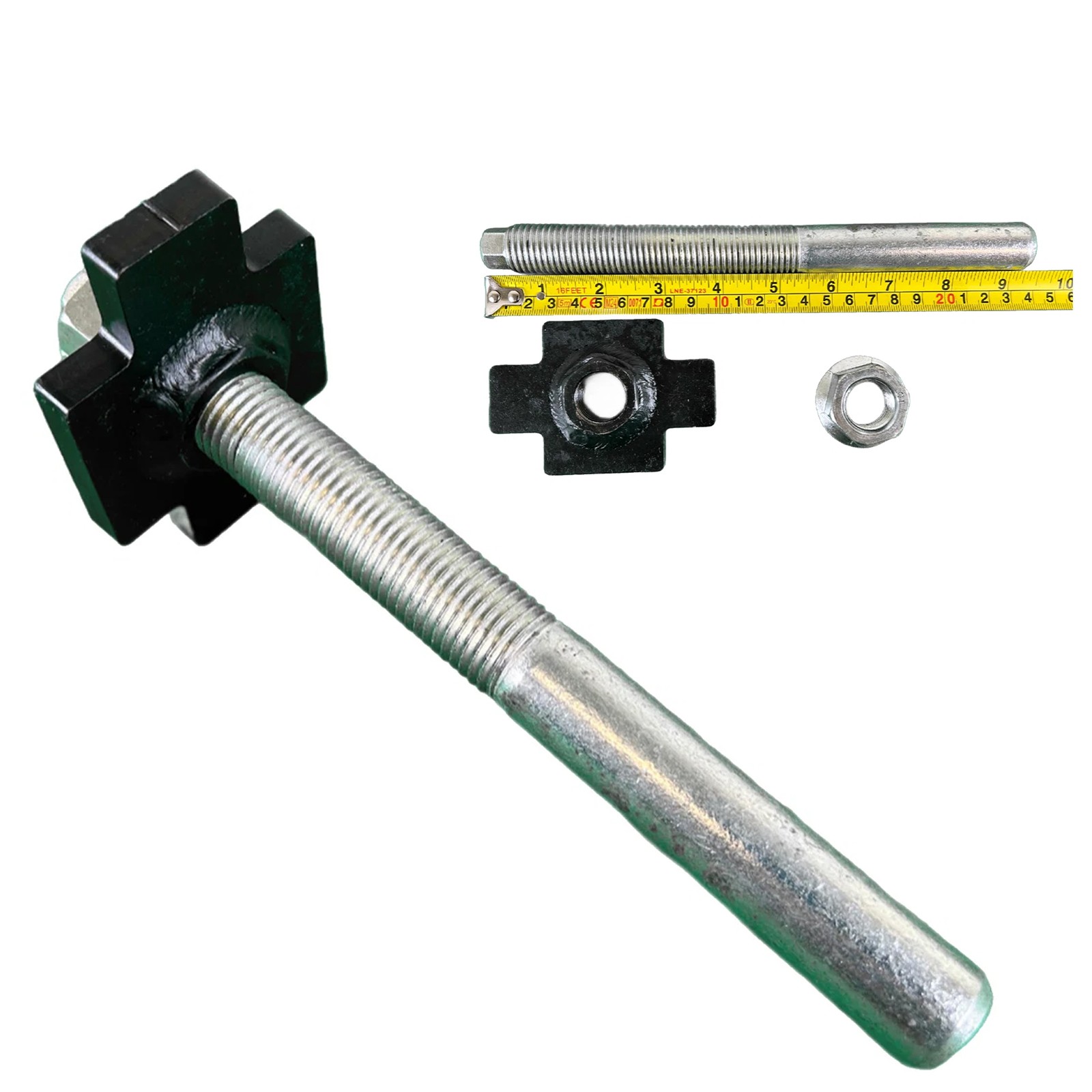 AGT Mini Excavator Track Tension Assembly Accessories Replacement Black 1pcBa