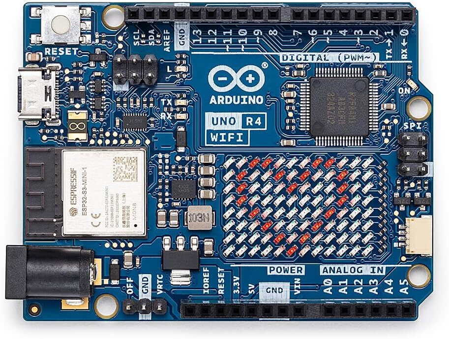 Arduino UNO R4 WiFi Renesas RA4M1 / ESP32-S3 – Wi-Fi Bluetooth Board ABX00087