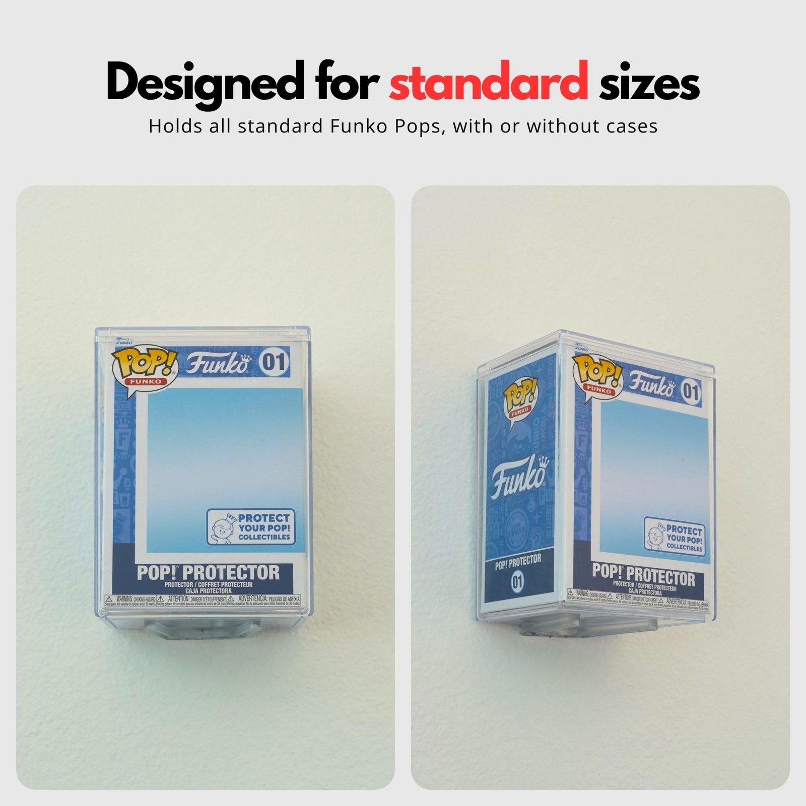 Adhesive Display Shelf for Funko Pop Boxes (16-Pack) – Clean Mount for Funko …