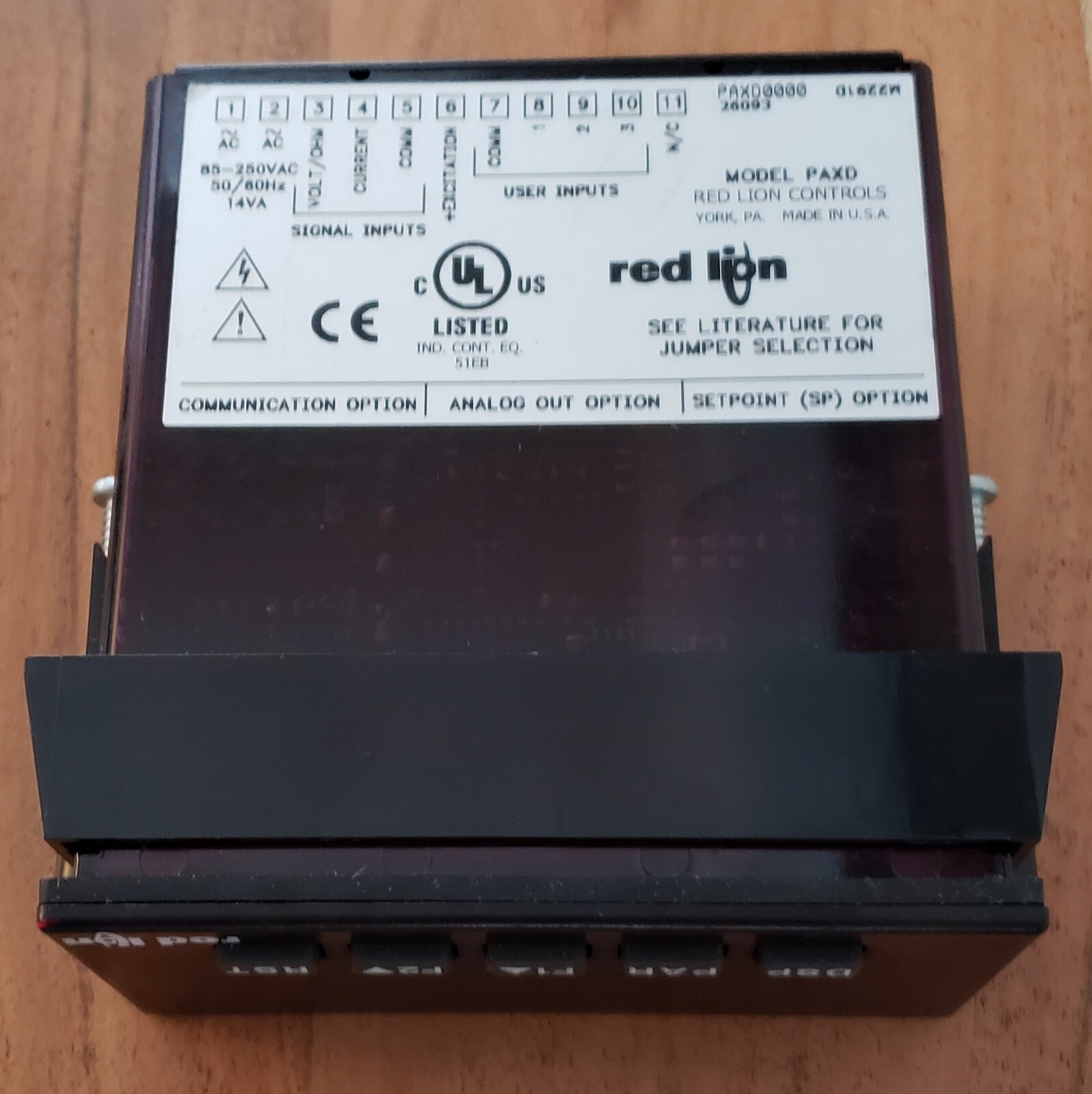 Red Lion Controls PAX Universal DC Input Meter (PAXD0000)
