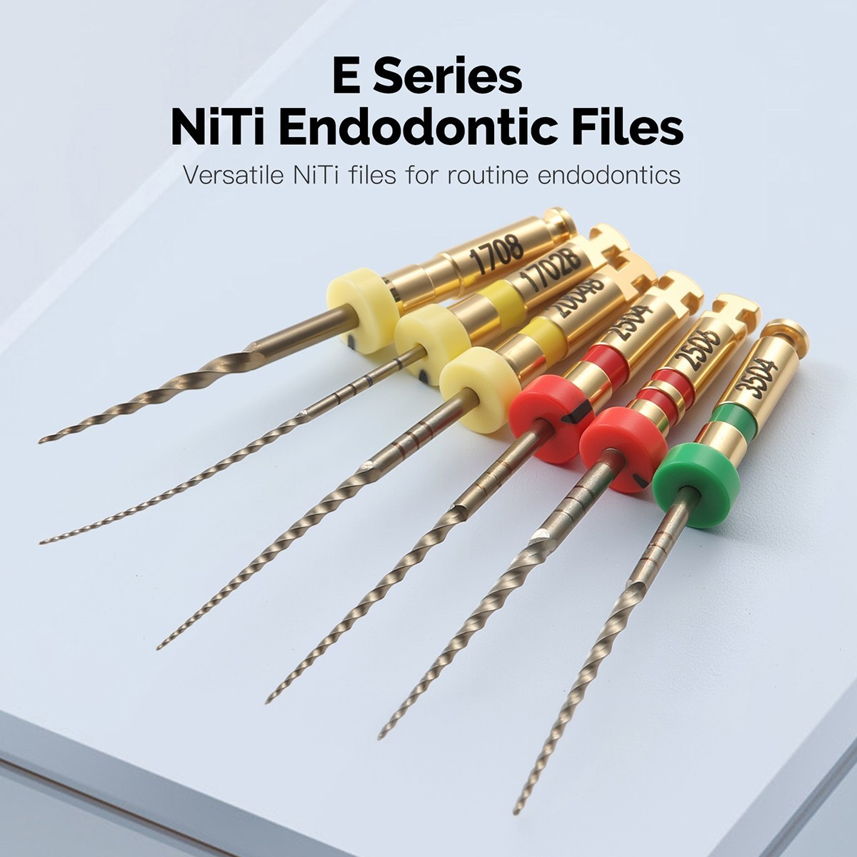 AZDENT Series E Dental Heat Activated Rotary Endo Files #17-#35 21mm/25mm Engine