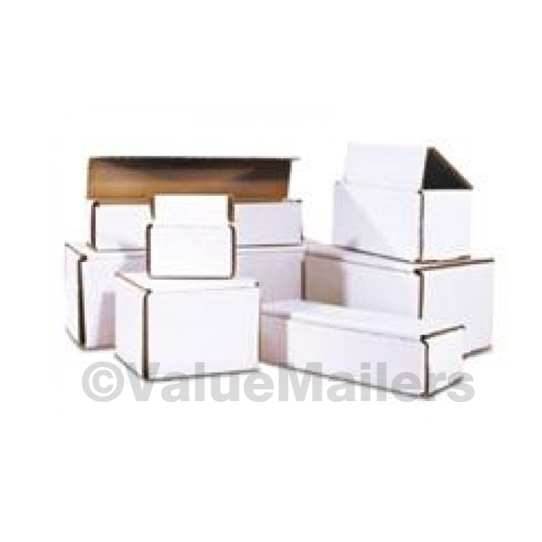 250 – 4 x 3 x 2 White Corrugated Shipping Mailer Packing Box Boxes