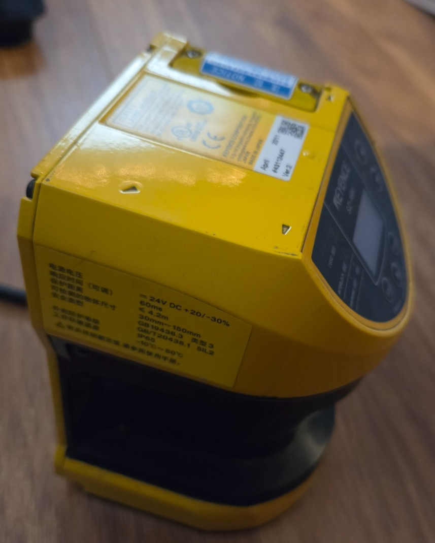 Used KEYENCE SZ-16V Safety Sensor – AS-IS not tested – See Description