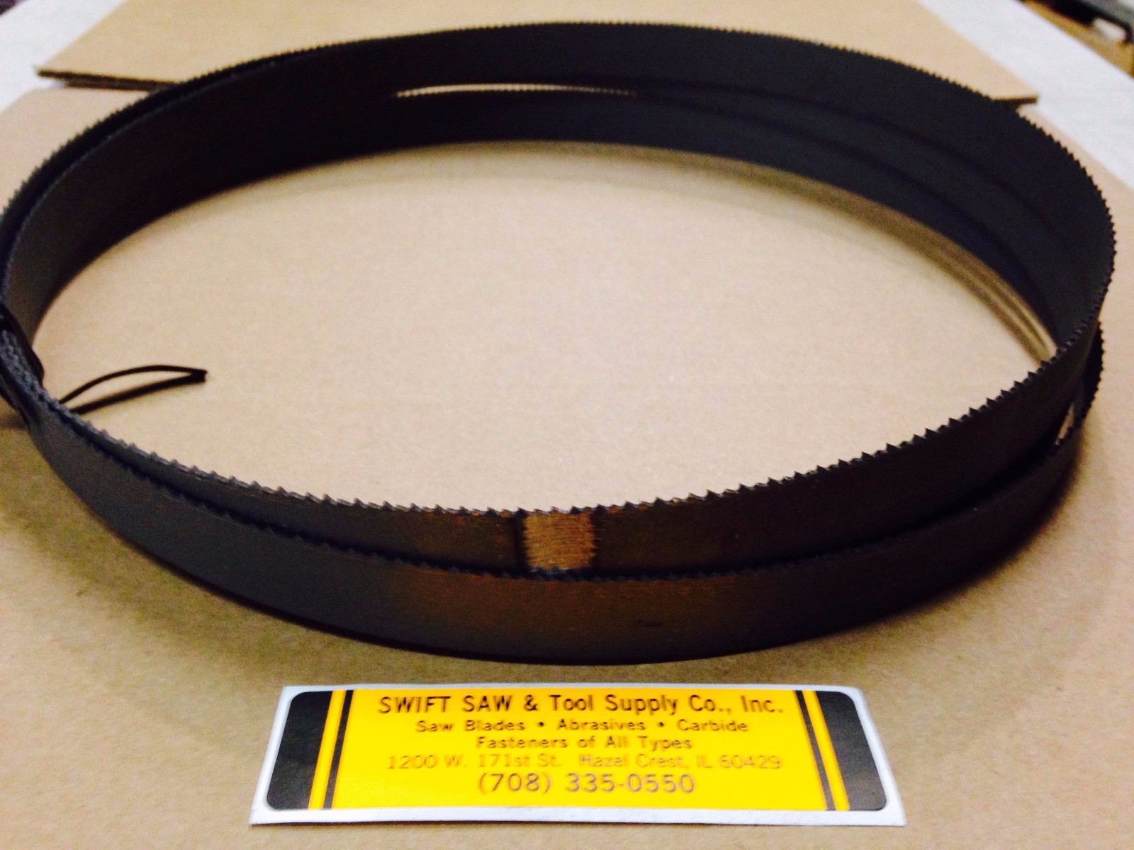114″ (9’6″) X 3/4 X .035 X 4/6T COBALT BIMETAL BAND SAW BLADE DISSTON USA