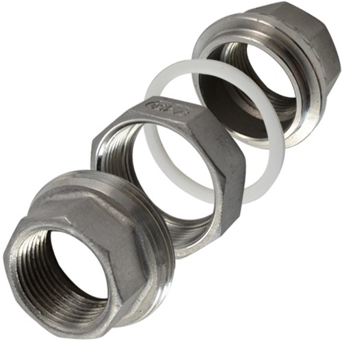 1-1/2″ 1.5″ NPT Female Straight Union Coupling Pipe Fitting stainless steel 304