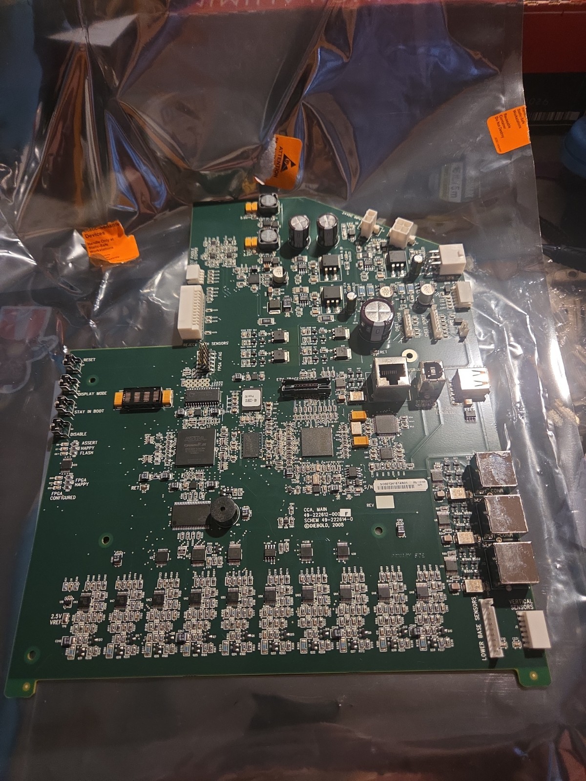 diebold nixdorf MAIN CONTROL BOARD PN49-222612-000F BRAND NEW