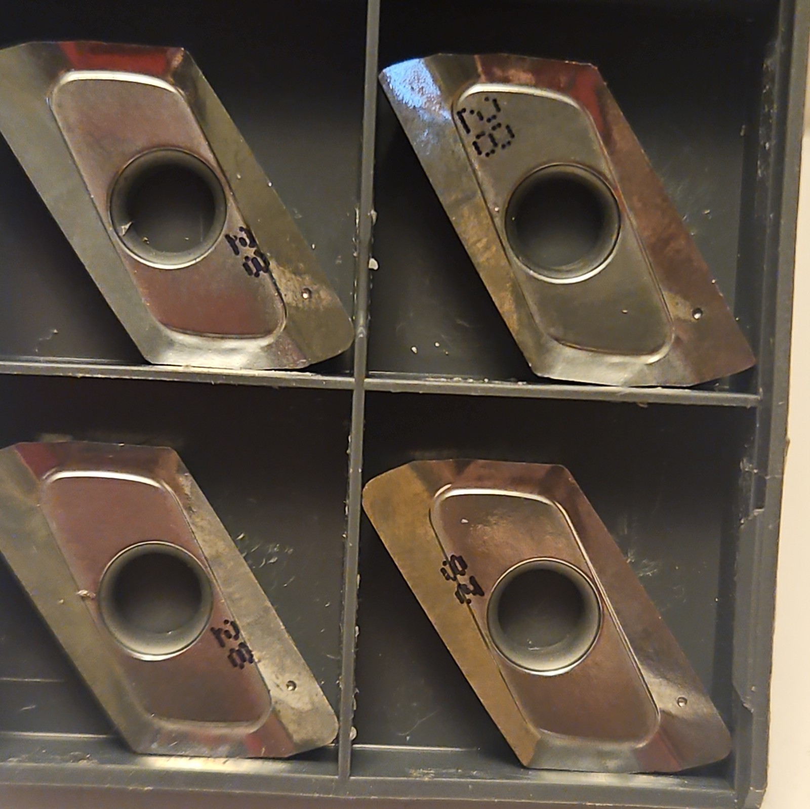 Iscar Milling Insert ANSI HM90 APCR 220616R-P IC28 SOLID CARBIDE INSERT LOT 213