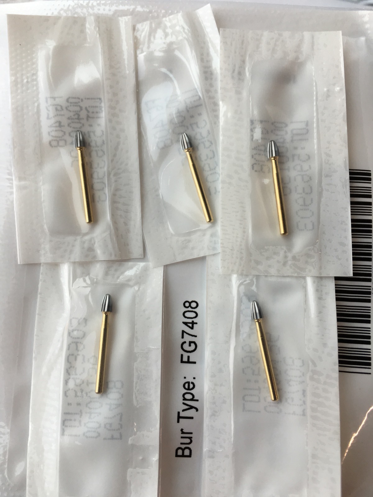 Trimming & Finishing Football Burs #7408 12 Bladed 10 Burs. Individually Packed