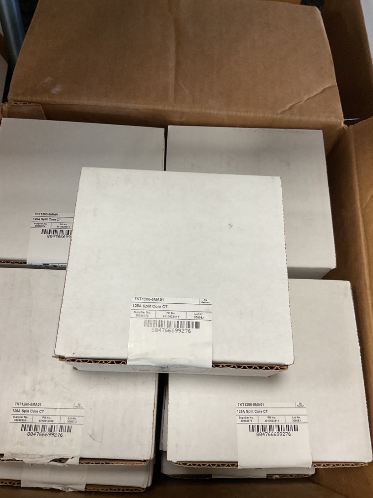 Siemens 7KT1280-5MA01 125A Split Core CT NEW in Box