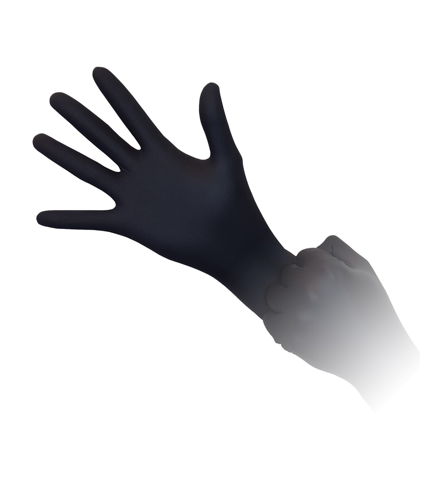 1000 Black Nitrile Exam Gloves XS Extra Small, 5 Mil, Aurelia Bold, Disposable
