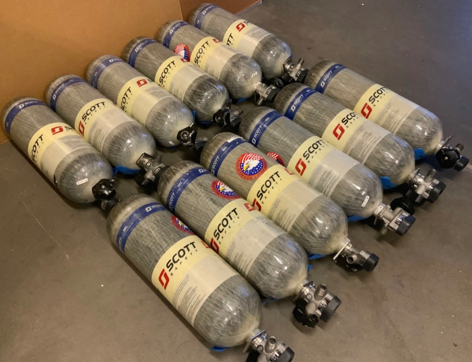 “30 Year SEL” Scott 4500PSI 45MIN Firefighter SCBA Bottle Tank Cylinder Mfr 2016