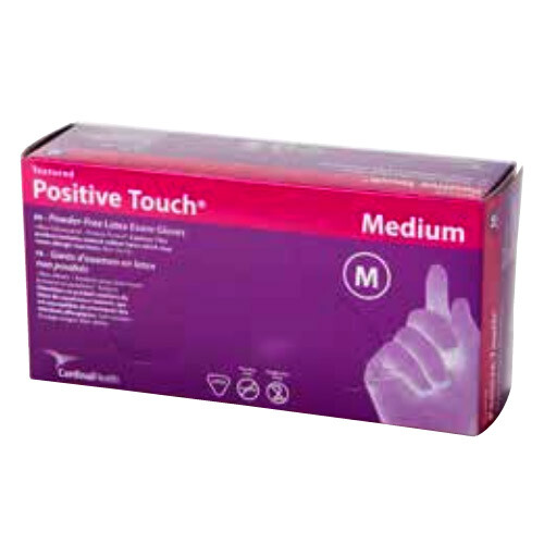 Cardinal Health Positive Touch Powder-Free Latex Exam Gloves