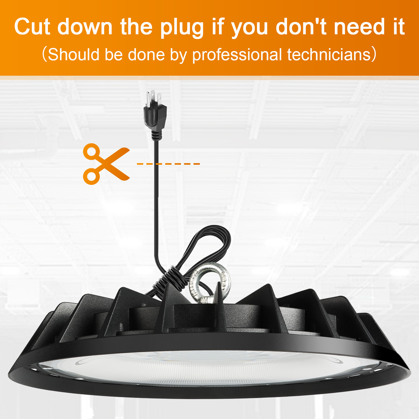 8 Pack 200W UFO Led High Bay Light Shop Industrial Commercial Factory Warehouse
