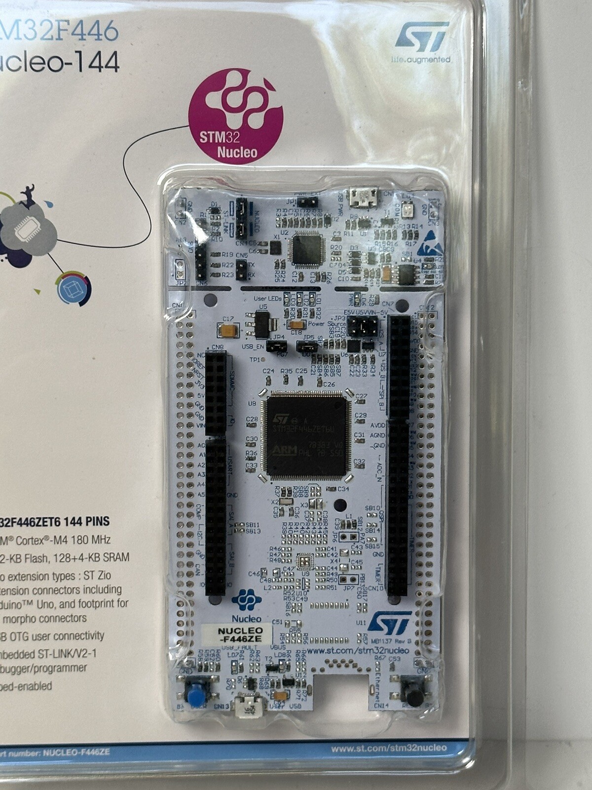 STM32 Nucleo-144 STM32F446 for high performance MCU’s