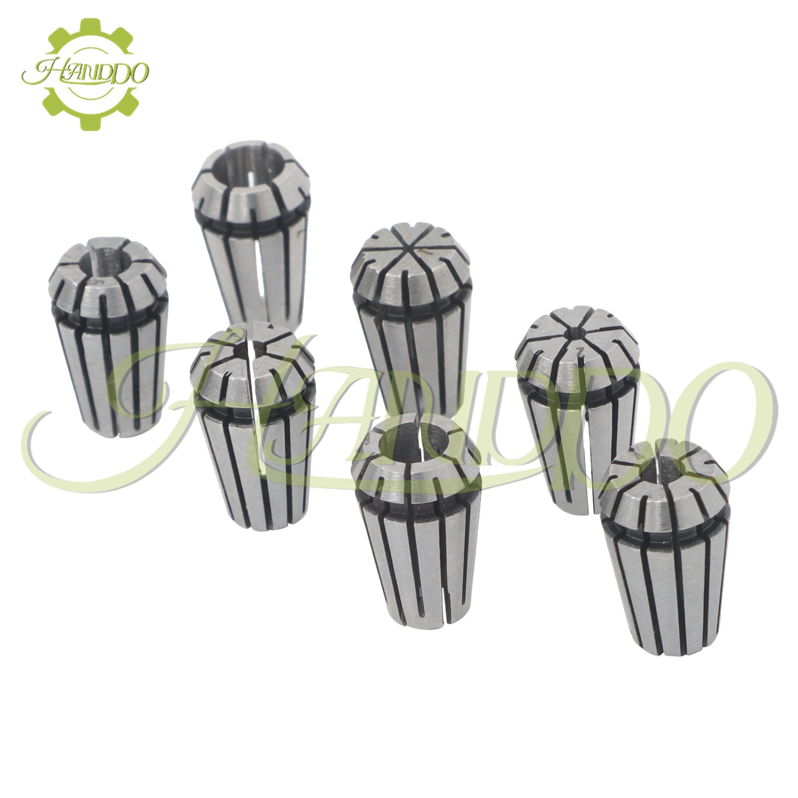 7Pack ER11 Spring Collet Set for CNC Engraving Milling Lathe Tool 1.0mm-7.0mm