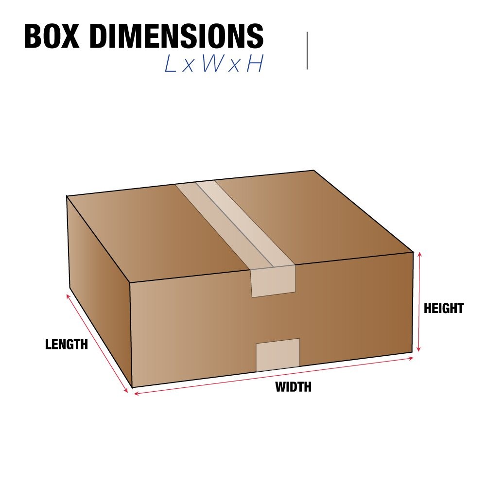 24x20x8 Flat Corrugated Boxes, Flat, 24L x 20W x 8H, Pack of 20 | Shipping, P…