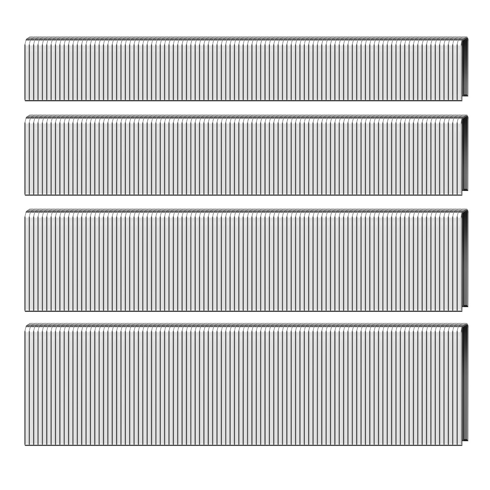 HW HAMWOO 18 Gauge 1/4″ Narrow Crown Staples,1/2″,3/4″,1″,1-1/4″:2400pcs | 18…