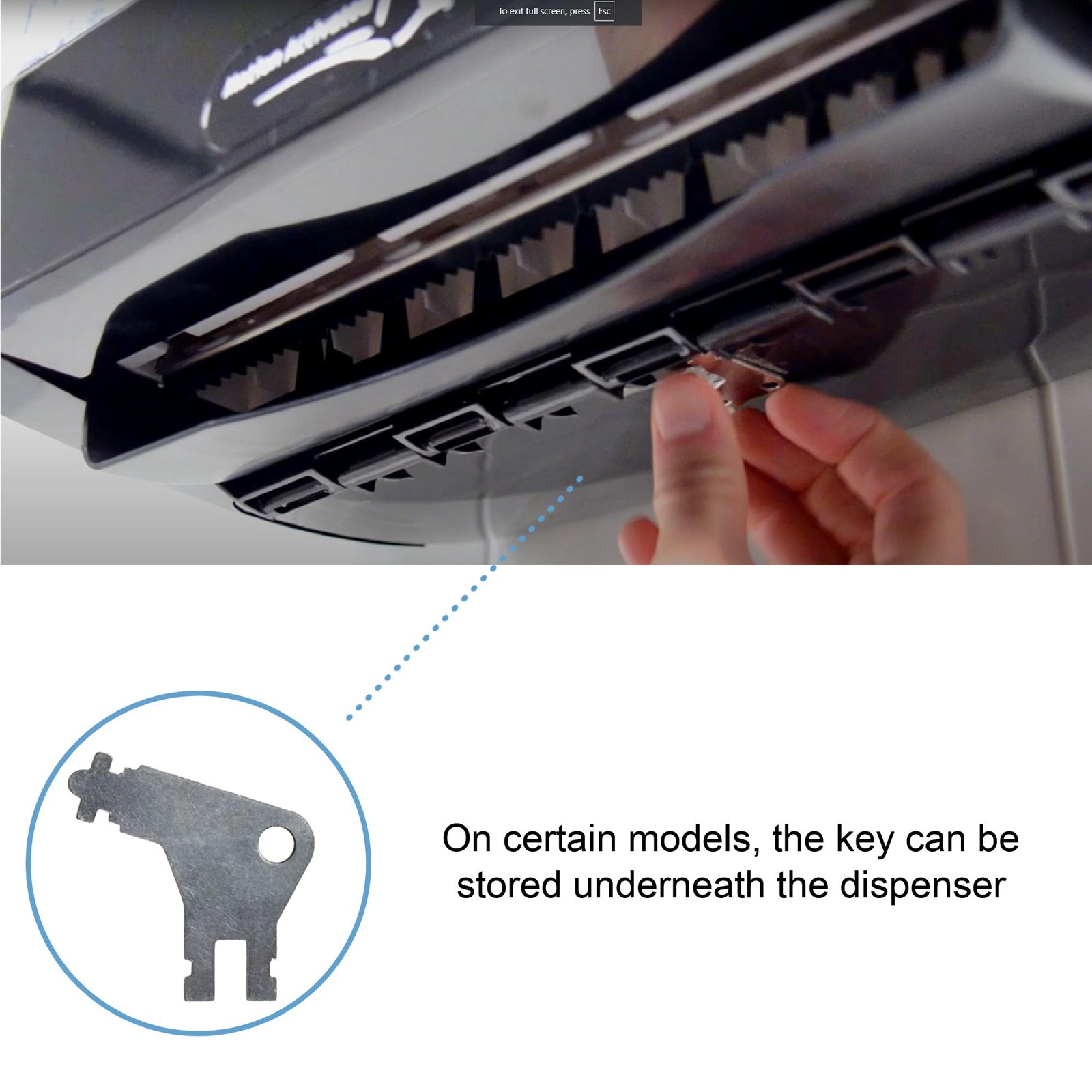 Non Applicable Commercial Paper Towel Dispenser Key Compatible with Georgia P…