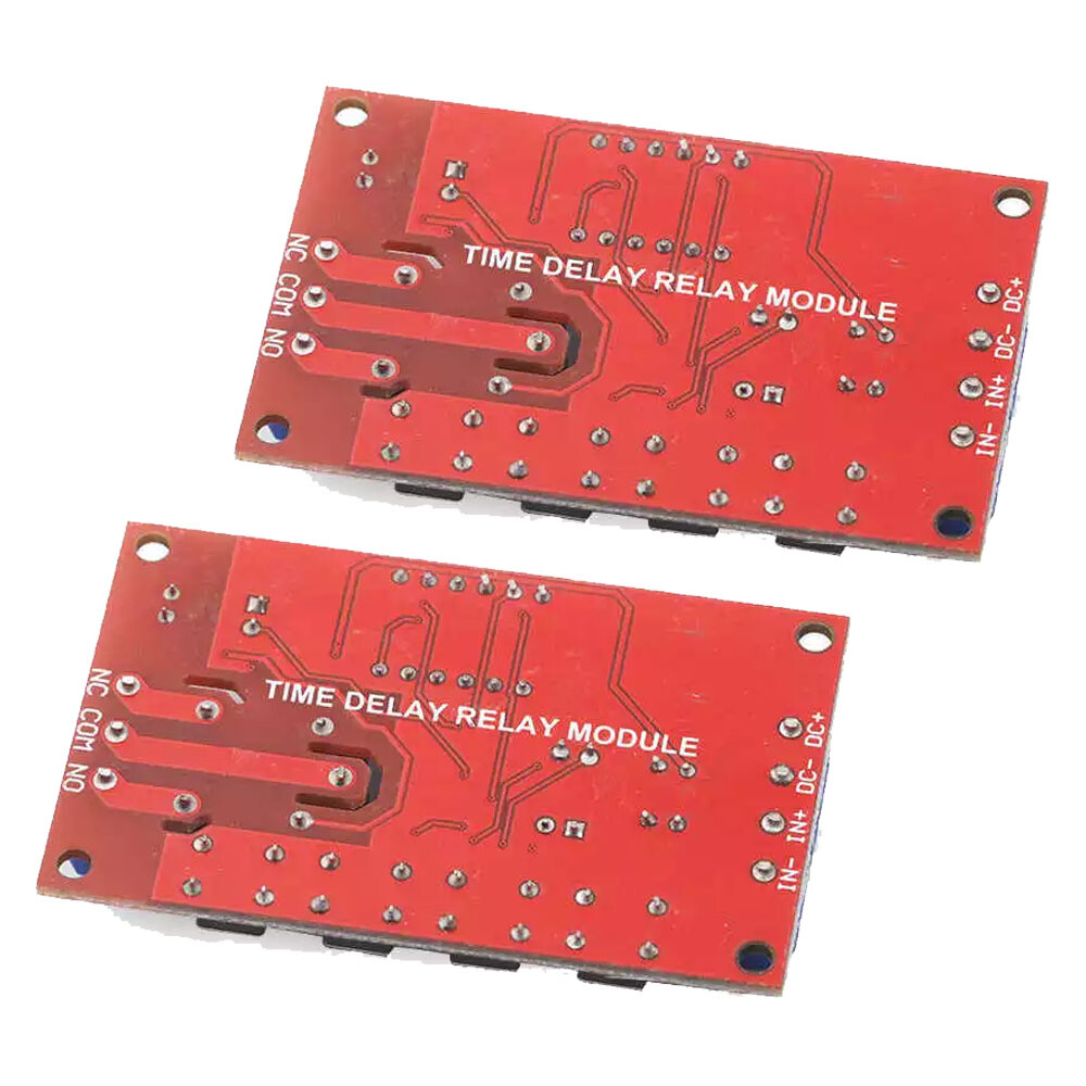 2PCS DC 12V 10A Adjustable Time Delay Relay Module LED Digital Timer Switch US