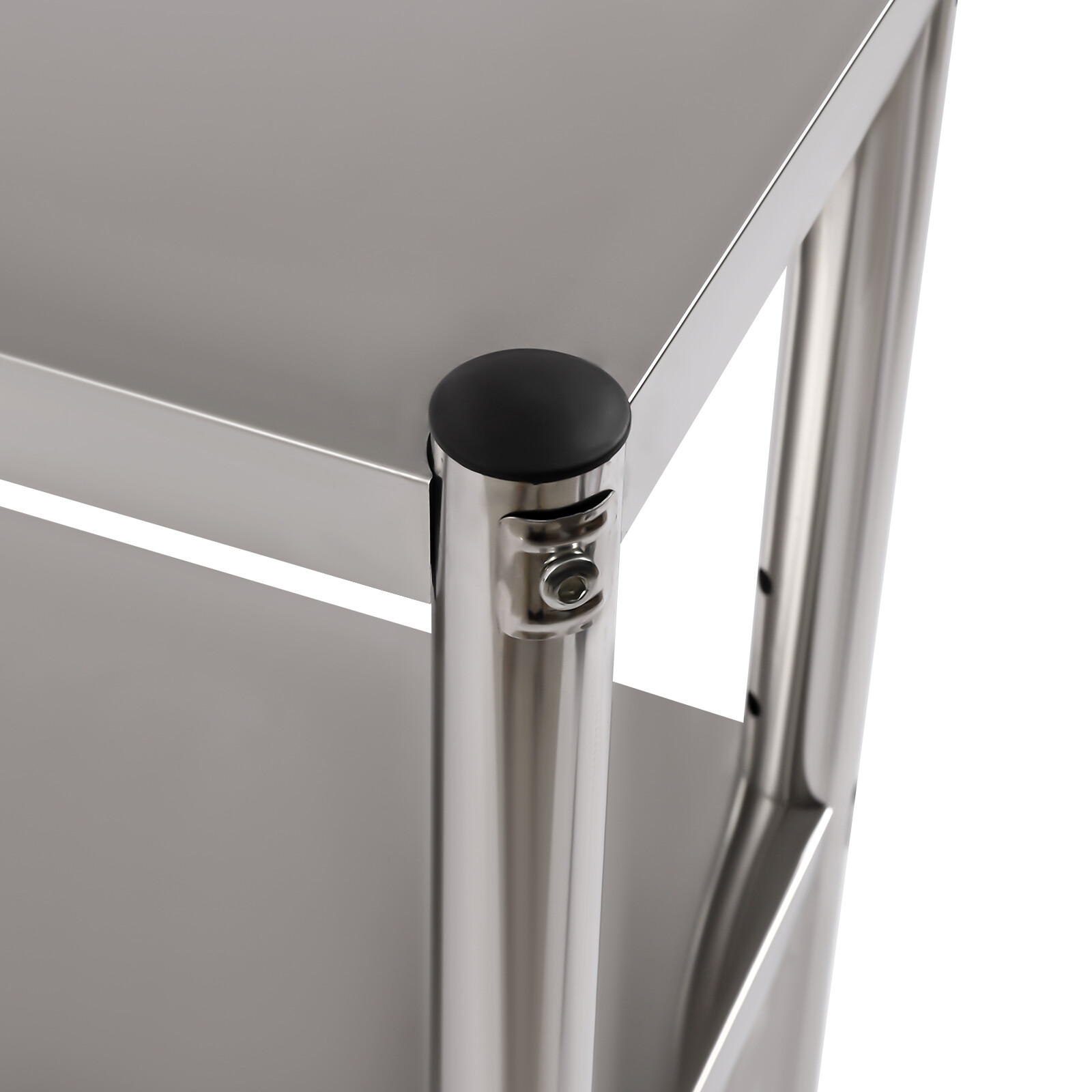 Tabletop Two Levels Of Storage Space Adjustable Shelf For Prep Table 12×36 Inch