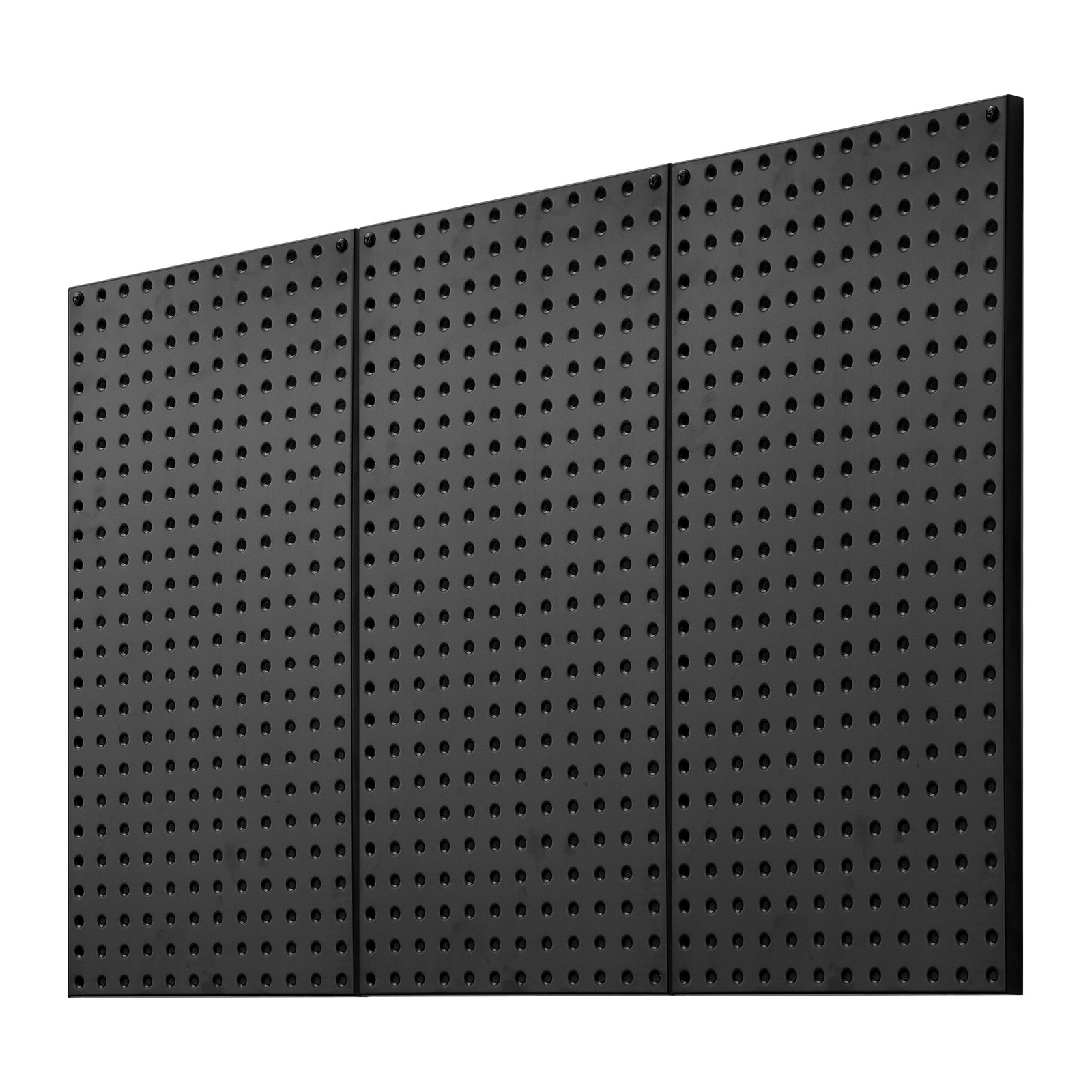 VEVOR Metal Pegboard Panels 3 Pcs 24″ x 12″ Wall Organizer for Garage Tool
