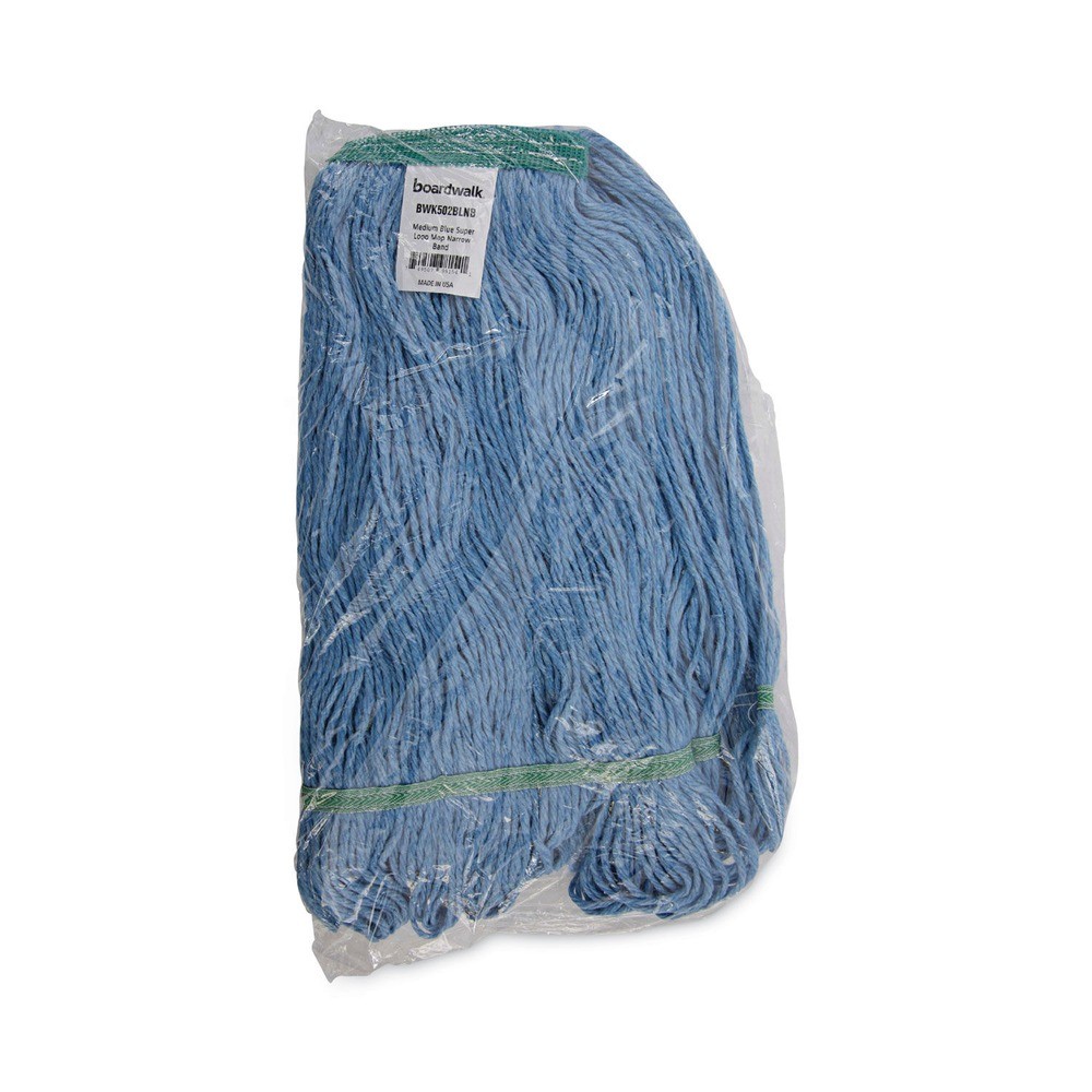 Boardwalk 502BLNB Super Loop Wet CO/SYN Mop Head – Medium, Blue New