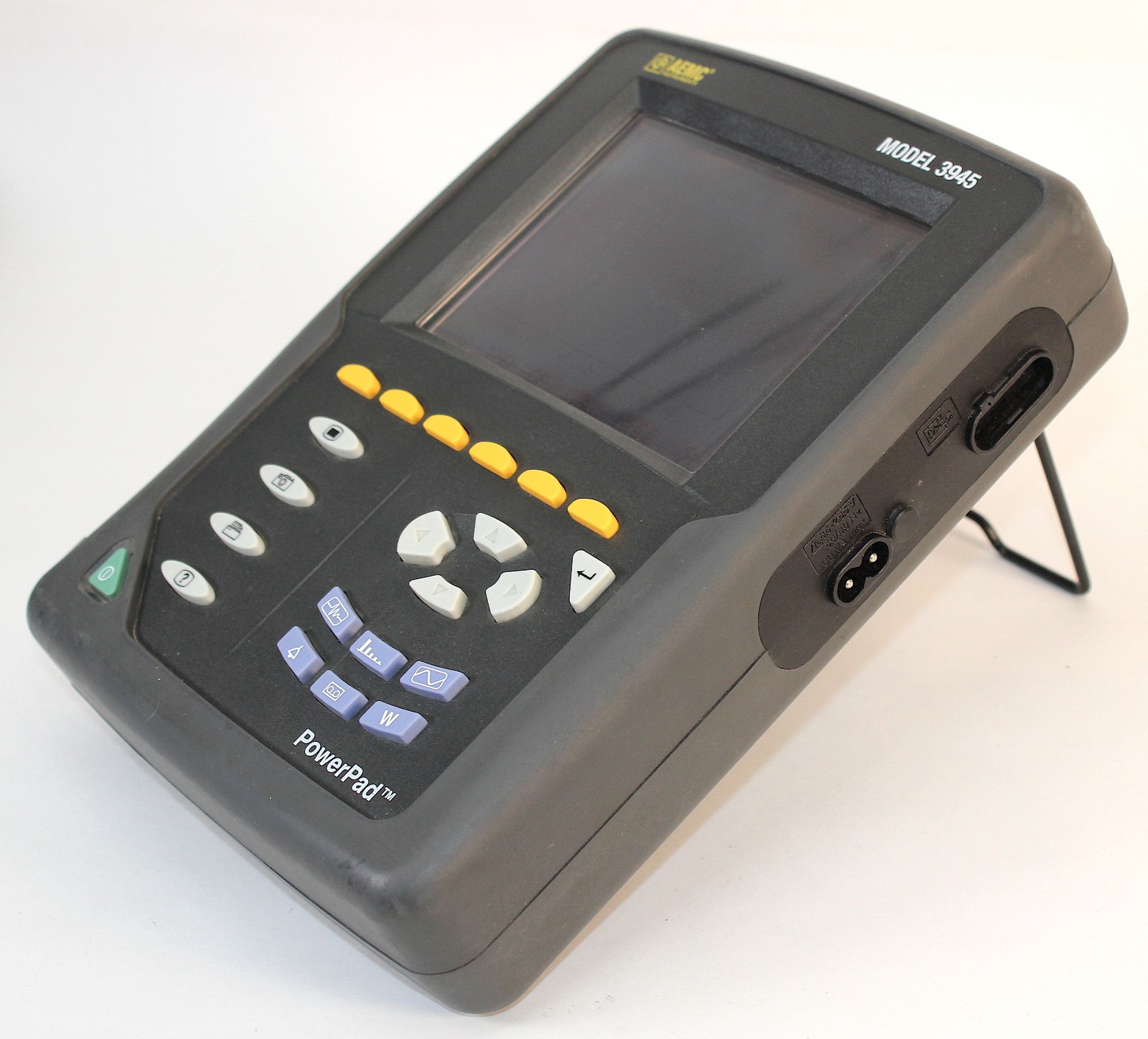 AEMC Instruments Model 3945 Powerpad 3-PHASE Power Analyzer • Case, Lead & Cord