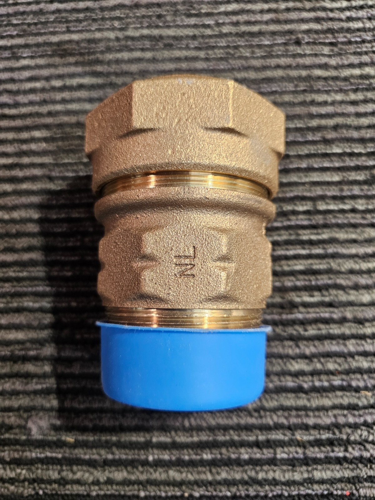 Ford Meter Box C84-77-Q-NL 2 in. MIPS x Quick Joint Brass Straight, Coupling