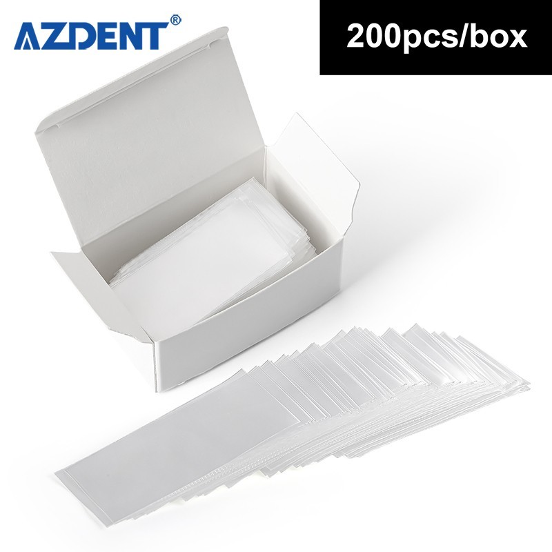 200pcs/box Dental Lab Panorama Bite Block Cover Sleeves/Protective Film/1″x2″
