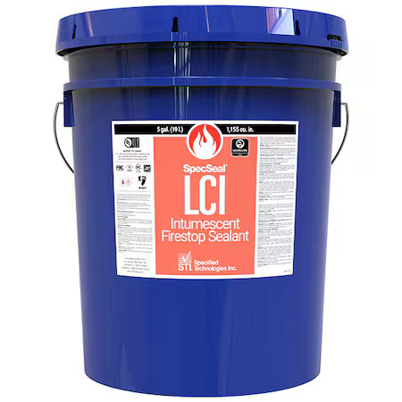 Sti Lci305 Fire Barrier Sealant, 5 Gal., Red