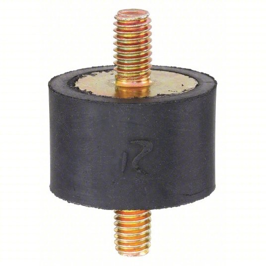 Vibration-Isolating Mount: Cylindrical, Male x Male Style 3/8″ – 16 Thread Size