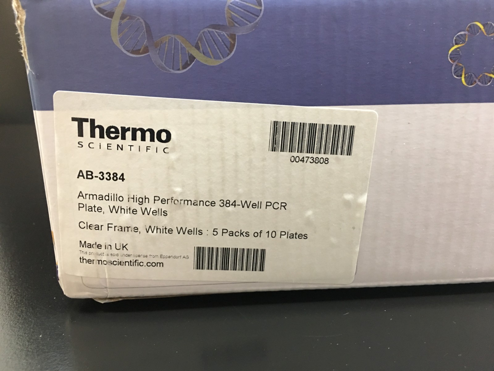 Thermo Scientific REF AB-3384 Armadillo PCR Plate 384 Well Lot 43 PCS