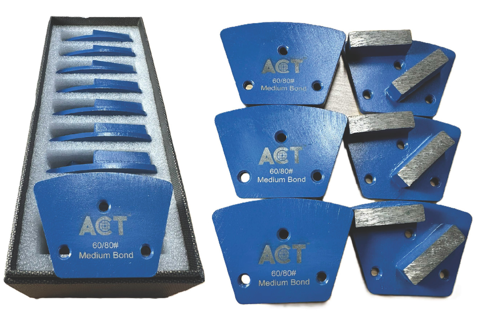 Double Bar Metal Bond Diamond Tools 60/80-Grit – SASE Grinder Compatible (Set12)