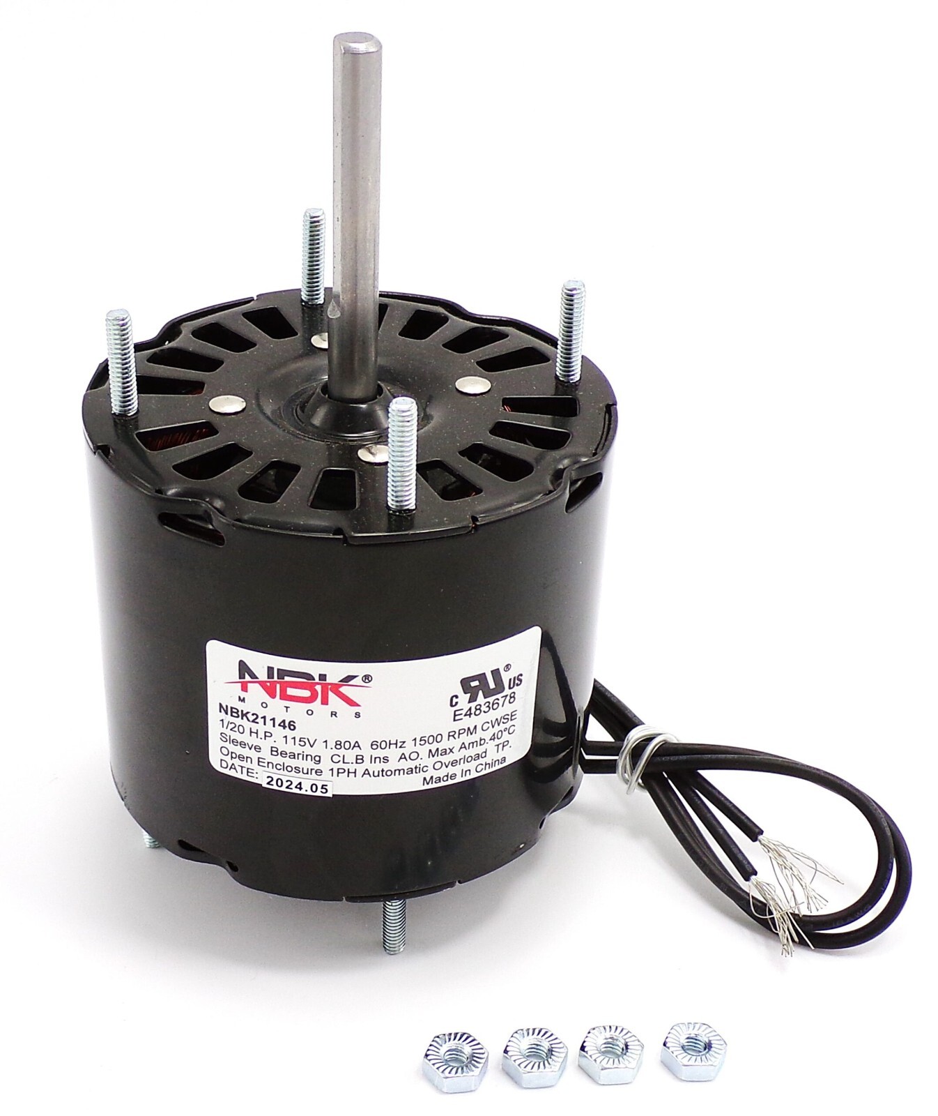 40132 3.3″ Motor 1/20 HP 1500 RPM 115V CW Replaces Fasco D132 Same Day Ship