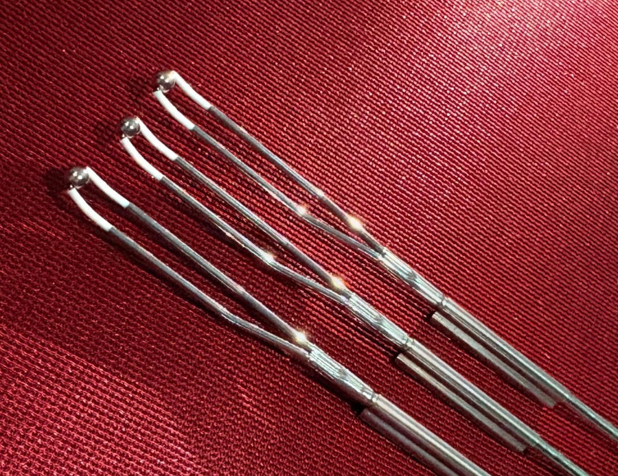 3 Pcs Hysteroscopic Monopolar Ball Electrodes for Working Element 2.9mm Reusable