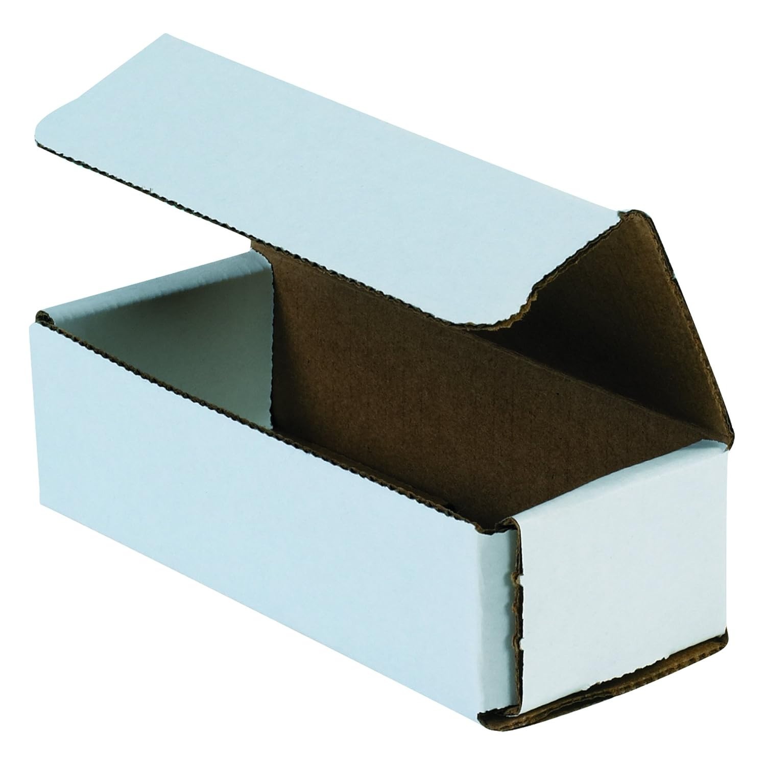 50 pieces 14″ x 4″ x 2″ White Corrugated Mailers Tuck Flap Boxes, Free Shipping