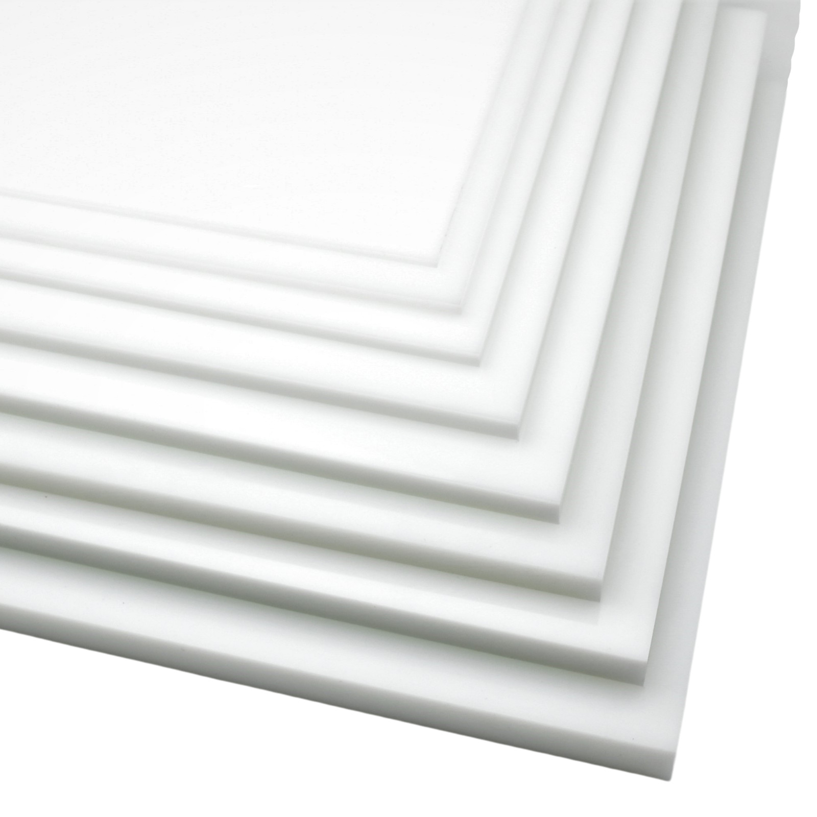 BuyPlastic Natural White HDPE Plastic Sheet 3/4″ x 24″ x 24″