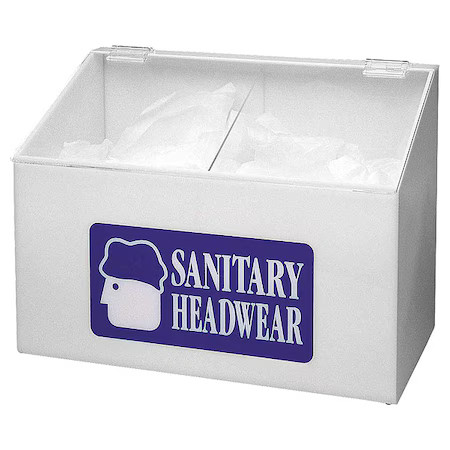 Brady Pd241e Hairnet Dispenser, Acrylic, Blue/White, L