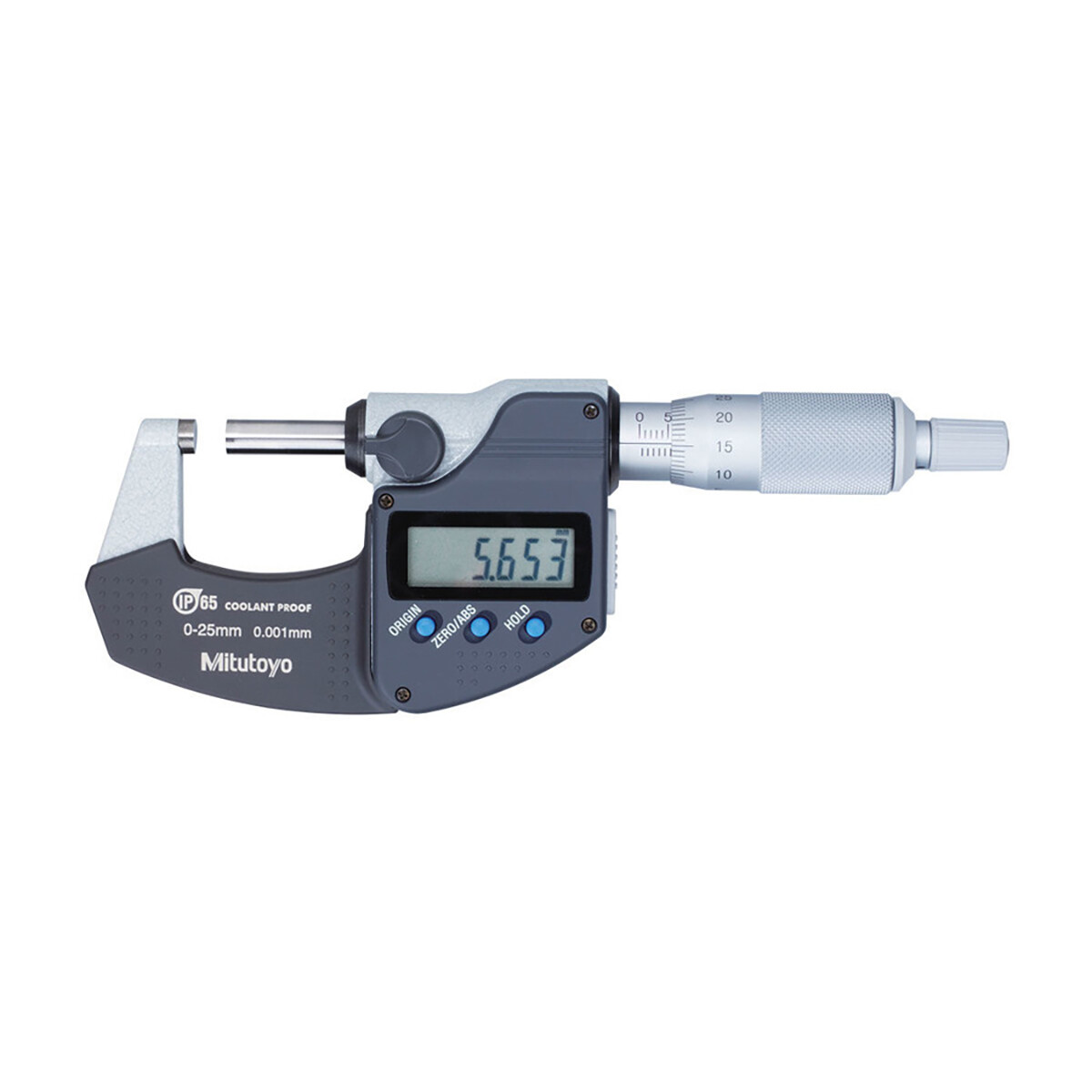 293-341-30 Micrometer, Digital, 1-2″/25.4-50.8mm, 0.001mm, w/ Standard, No SPC