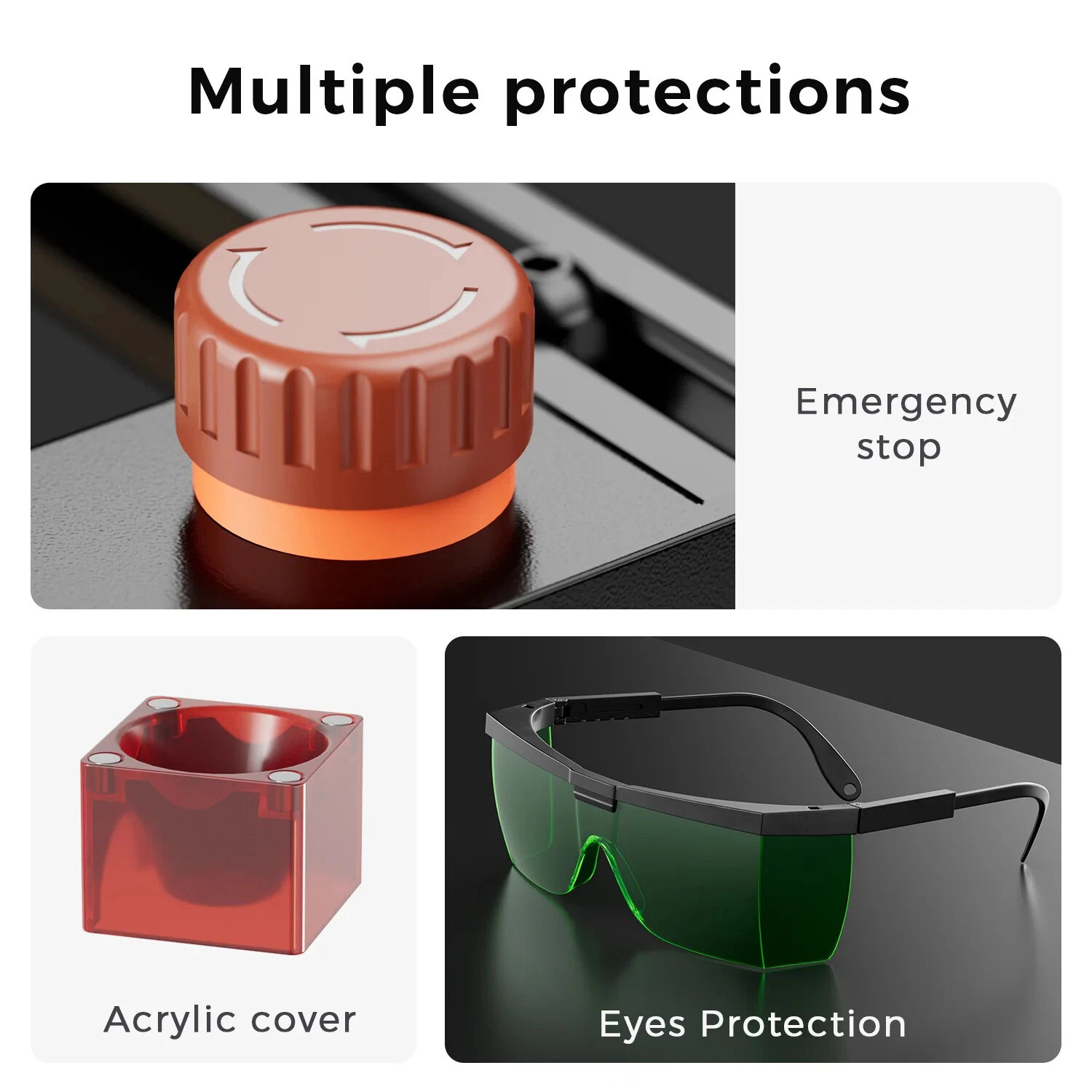 longer RAY5 Mini 3.5W 130×140 mm Work Area Laser Engraving Portable 12000mm/min