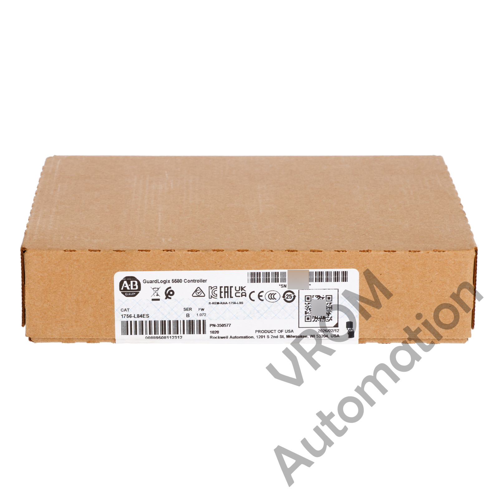 Surplus Sealed 2026 Allen Bradley 1756-L84ES B ControlLogix GuardLogix 5580 Con