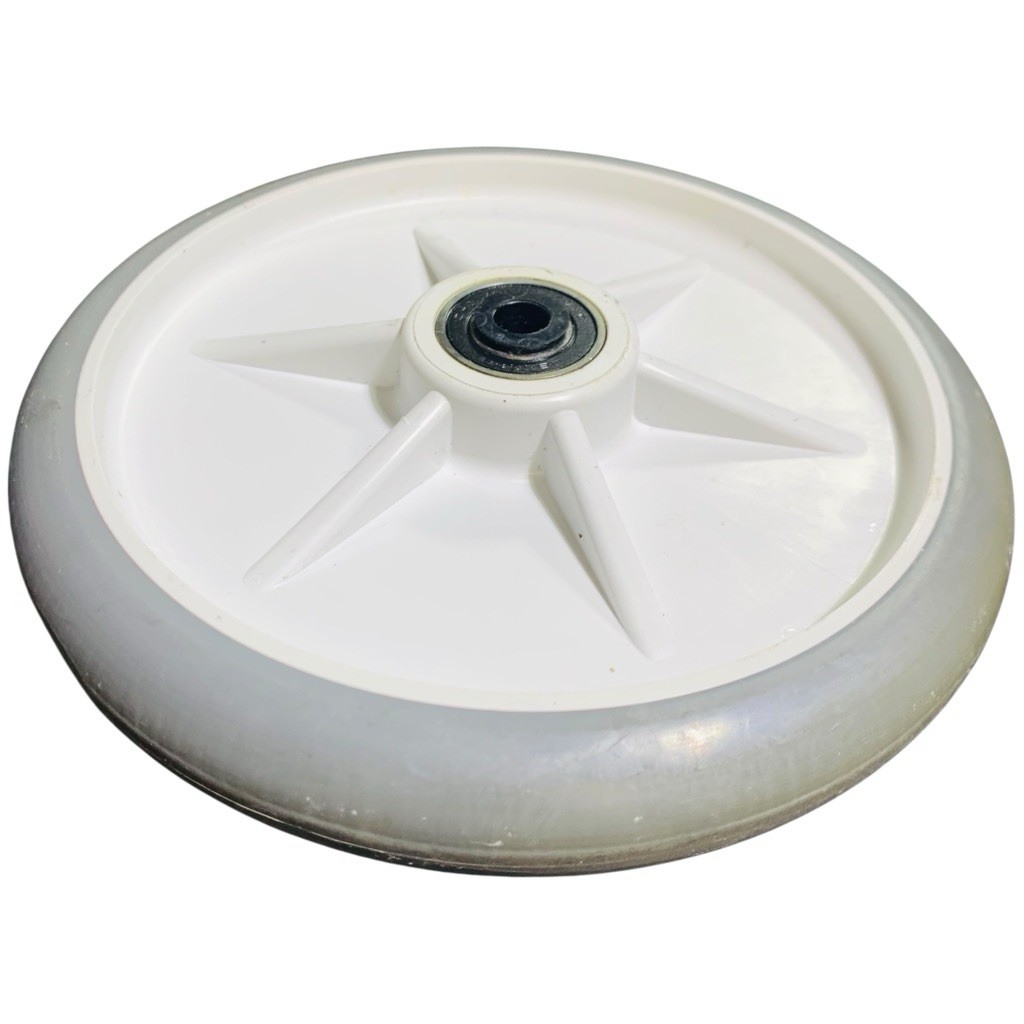 Grey Stryker Stretcher 8” Standard Wheel, Stryker OEM Part 0753-103-215 (#2)