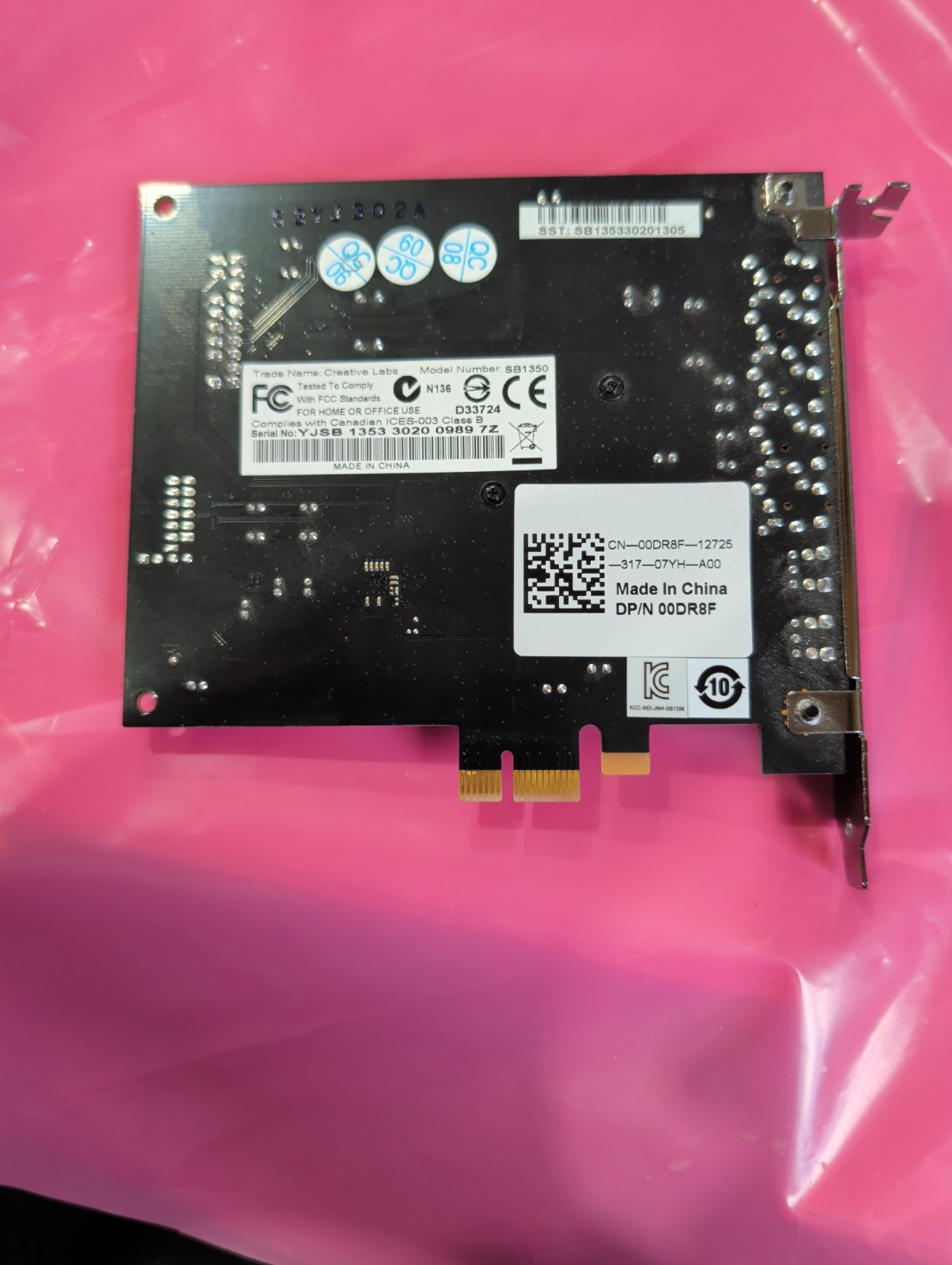 Creative Labs Dell 00DR8F SB1350 Sound Blaster