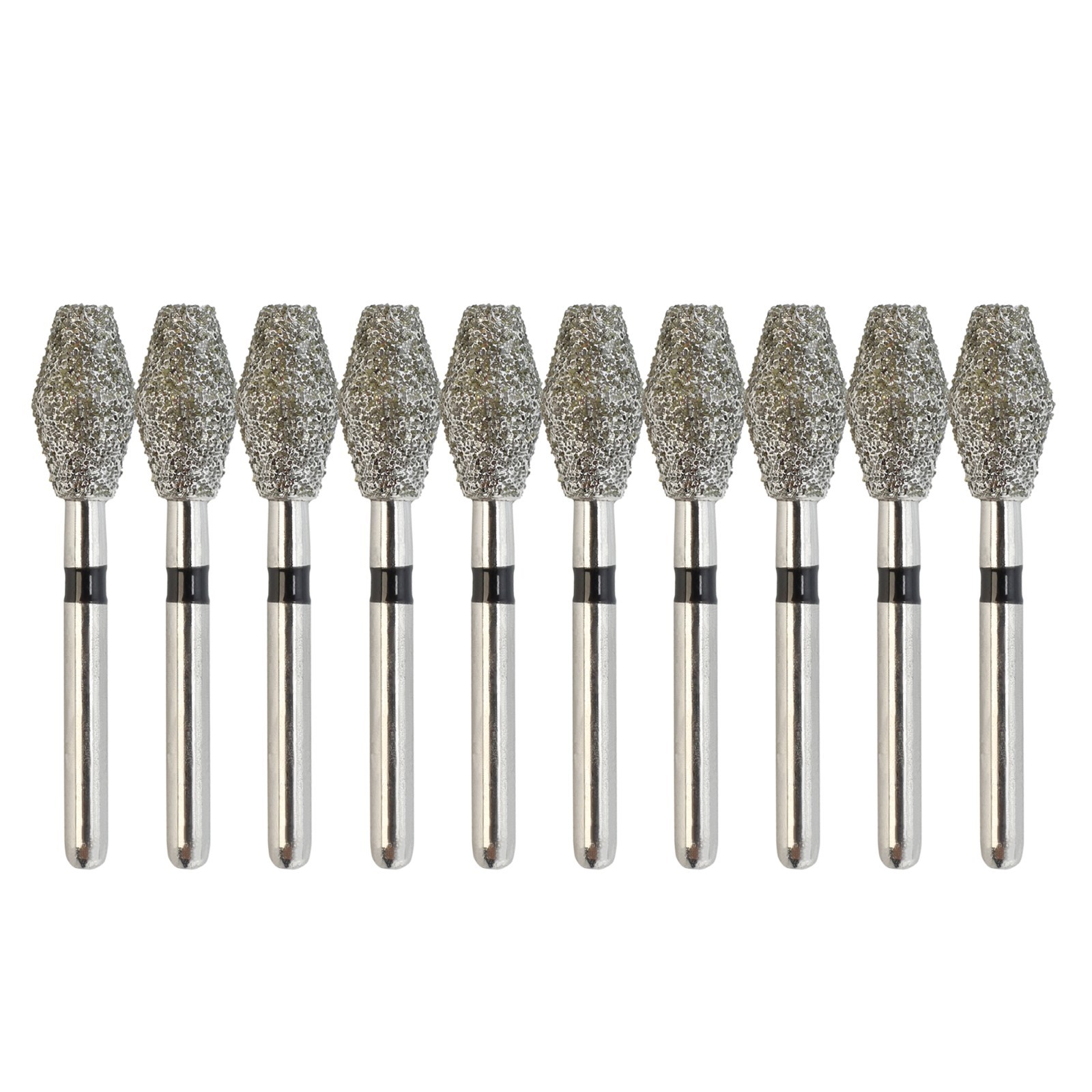 Dental Diamond Burs Super Coarse Barrel Shape FG 811/038SC Bur Black High Speed