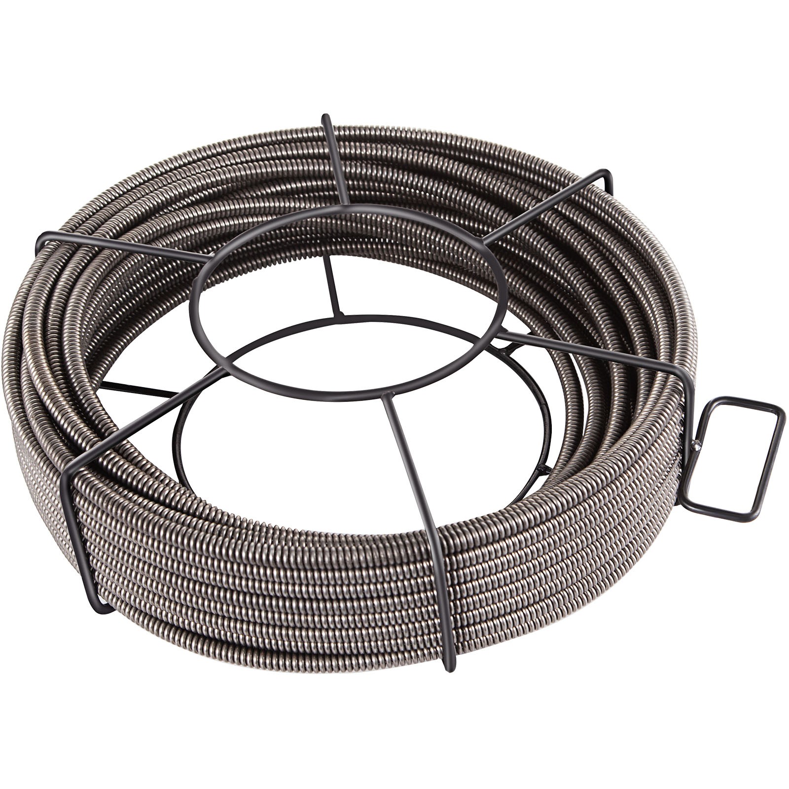 VEVOR Drain Cable Sewer Cable 50Ft 1/2In Drain Cleaning Cable Auger Snake Pipe