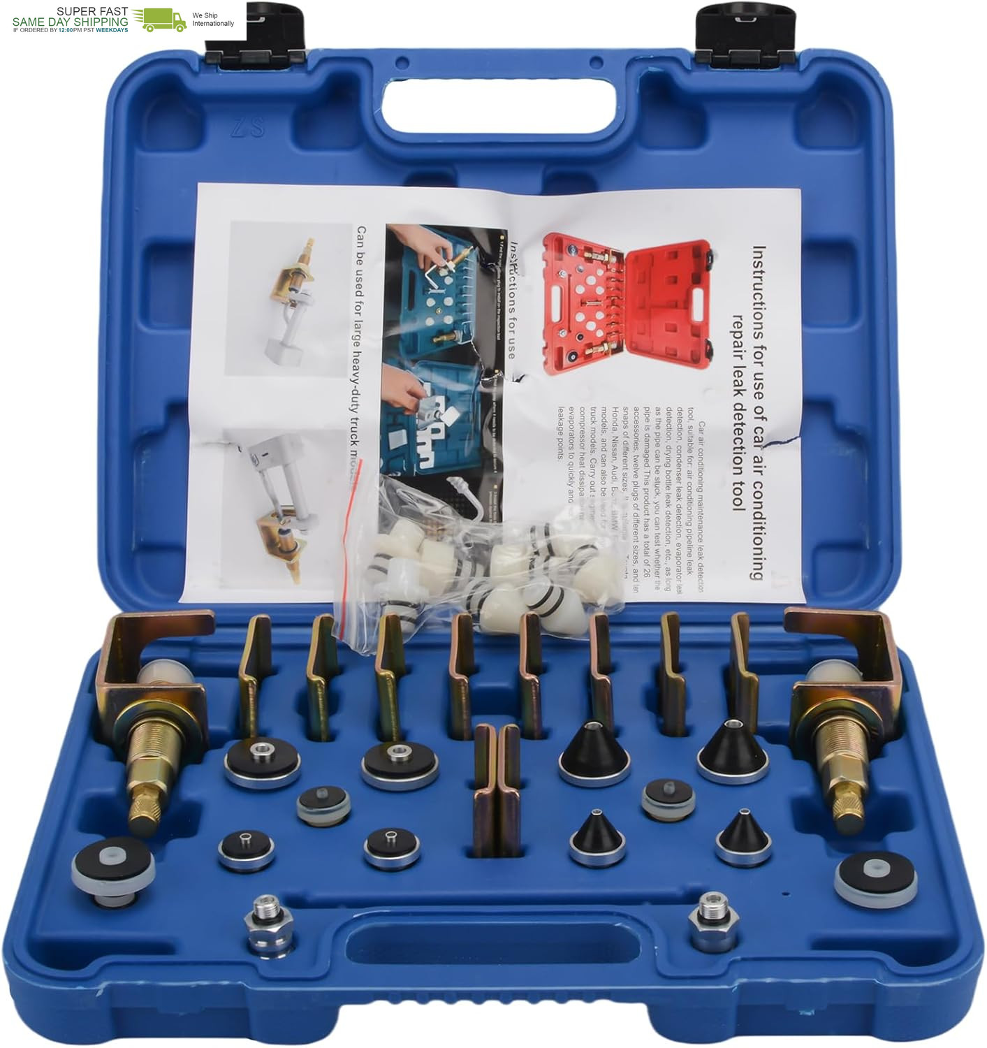 Air Conditioning Leak Test Kit, Automotive A/C Repair Kit, 69925 Multiple Flushi