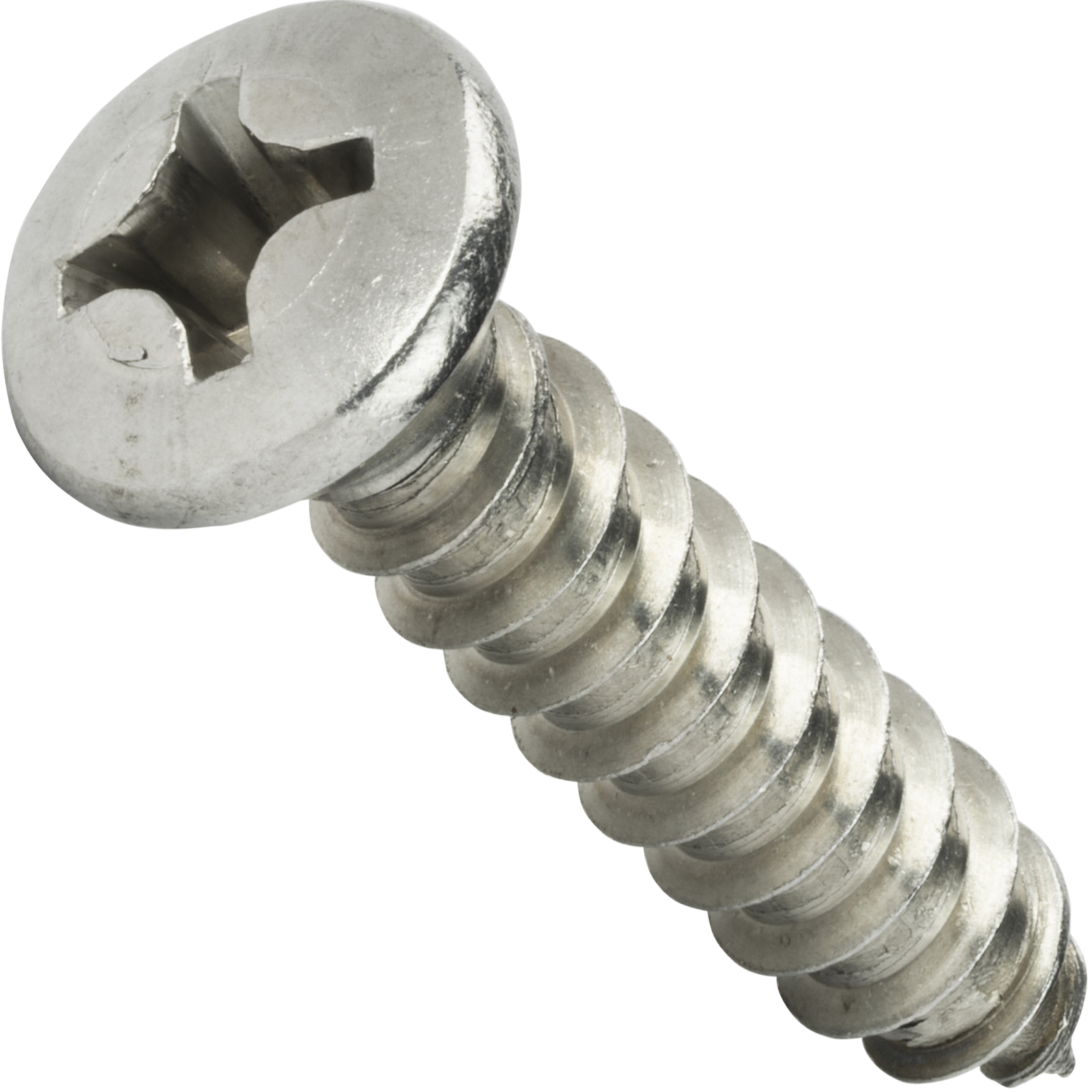 #8 x 3/4″ Self Tapping Sheet Metal Screws Oval Head Stainless Steel Qty 2500