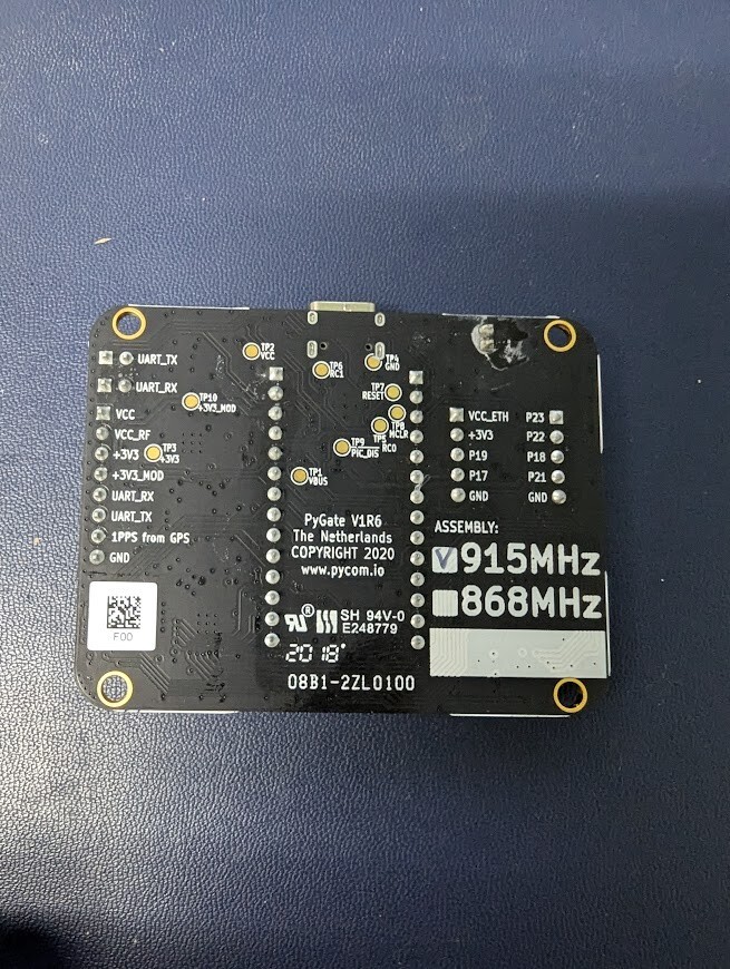 Pycom Pygate LoRaWAN Gateway